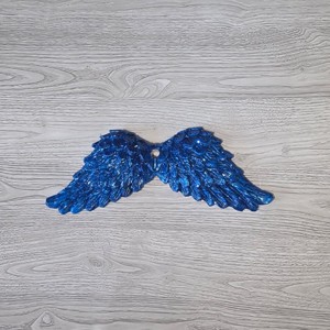 Angyalszárny - metál zöldeskék csillámporos, Kellékek & szerszámok, Dekorációs kellékek, Egyéb kellékek, , MESKA