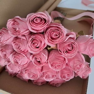 Szálas rózsa csokor - rózsaszín - kellékek & szerszámok - vegyes alapanyag - egyéb alapanyag - Meska.hu