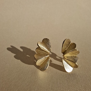 Minimalista virág alakú ezüst ékszerszett, Ékszer, Ékszerszett, Ékszerkészítés, Ötvös, MESKA