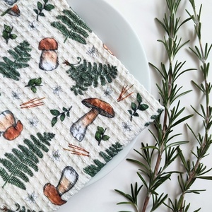 Kéztörlő kendő - vargánya mintával, beige - S, Otthon & Életmód, Konyhafelszerelés, tálalás, Konyhai textil, Konyharuha & Törlőkendő, Fotó, grafika, rajz, illusztráció, Varrás, MESKA