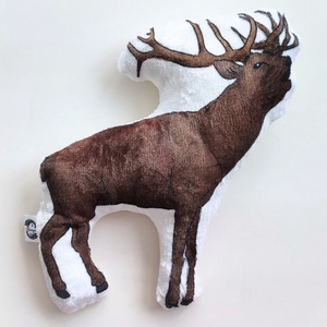 Szarvas formapárna - otthon & életmód - babaszoba, gyerekszoba - babaszoba, gyerekszoba - Meska.hu