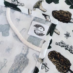 Asztali futó - kucsmagomba-rókagomba - nagy méret - otthon & életmód - konyhafelszerelés, tálalás - tálalás - tálalás - Meska.hu