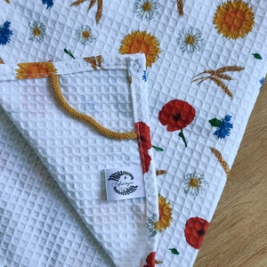 Kéztörlő kendő - Nyári mező - M - otthon & életmód - konyhafelszerelés, tálalás - konyhai textil - konyharuha & törlőkendő - Meska.hu