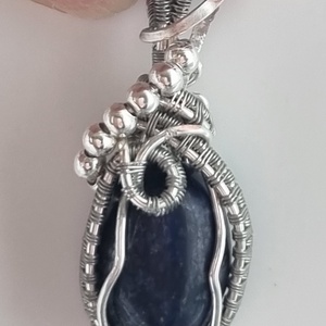 Lapis Lazuli ásvány medál , Ékszer, Nyaklánc, Medál, Ékszerkészítés, MESKA