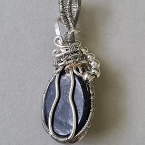Lapis Lazuli ásvány medál  - ékszer - nyaklánc - medál - Meska.hu