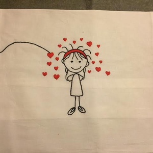 Pár párna - valentin napra, esküvőre - esküvő - emlék & ajándék - nászajándék - esküvői párna - Meska.hu