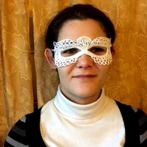 Kézzel horgolt álarc, Ruha & Divat, Jelmez & Álarc, Álarc, Horgolás, MESKA
