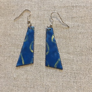 Tűzzománc fülbevaló - ékszer - fülbevaló - fülékszer - Meska.hu