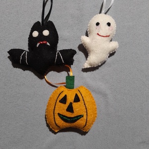 Haloween dekoráció ( szellem, denevér, tök) - Meska.hu