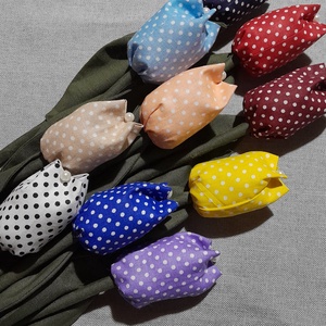 Textil tulipán (10szál apró pöttyös), Otthon & Életmód, Dekoráció, Virágdísz és tartó, Csokor & Virágdísz, Varrás, MESKA