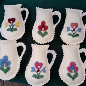 Kiskancsó tűpárna - otthon & életmód - dekoráció - fali és függő dekoráció - falra akasztható dekor - Meska.hu