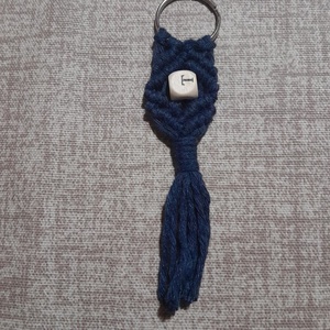 Makramé kulcstartó - otthon & életmód - gyertya, illat, aroma - mécses és mécsestartó - Meska.hu