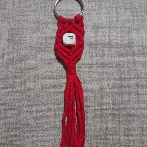 Makramé kulcstartó - Meska.hu