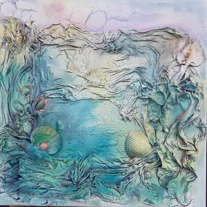 40x40cm-es kép a tengerről - Meska.hu