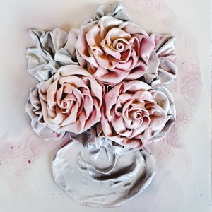 Rózsák, 20x20cm, Otthon & Életmód, Dekoráció, Kép & Falikép, 3d képek, , MESKA