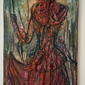 Kalapos nő, Otthon & Életmód, Dekoráció, Kép & Falikép, 3d képek, , MESKA