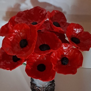 Pipacsok szálban - Meska.hu