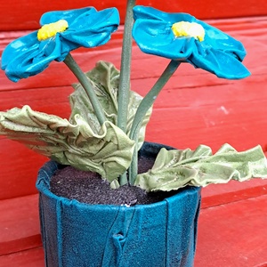 Kék kisvirágok - Meska.hu