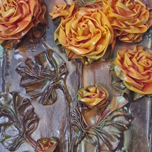 Sárga rózsák - otthon & életmód - dekoráció - kép & falikép - 3d képek - Meska.hu