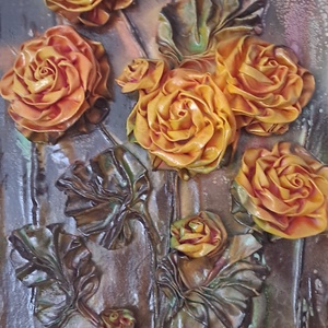 Sárga rózsák - otthon & életmód - dekoráció - kép & falikép - 3d képek - Meska.hu