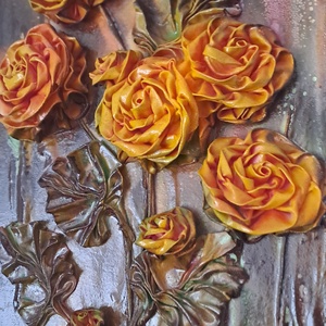 Sárga rózsák - otthon & életmód - dekoráció - kép & falikép - 3d képek - Meska.hu