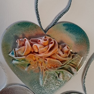 Rózsás szívek - otthon & életmód - dekoráció - kép & falikép - 3d képek - Meska.hu