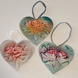 Rózsás szívek, Otthon & Életmód, Dekoráció, Kép & Falikép, 3d képek, , MESKA