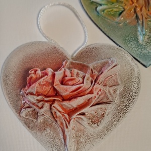 Rózsás szívek - otthon & életmód - dekoráció - kép & falikép - 3d képek - Meska.hu