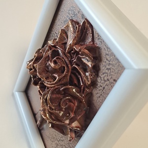 Egy csokor rózsa bronz színvilágban - otthon & életmód - dekoráció - kép & falikép - 3d képek - Meska.hu