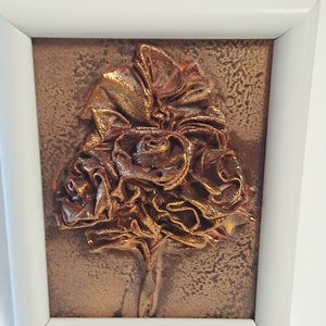 Egy csokor rózsa bronz színvilágban - otthon & életmód - dekoráció - kép & falikép - 3d képek - Meska.hu