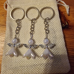 Angyalka kulcstartó 3db/csomag, Táska & Tok, Kulcstartó & Táskadísz, Kulcstartó, Ékszerkészítés, MESKA