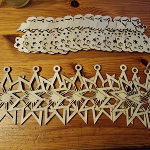 Karácsonyi fa díszek 2db/csomag - karácsony - karácsonyi lakásdekoráció - karácsonyfadíszek - Meska.hu