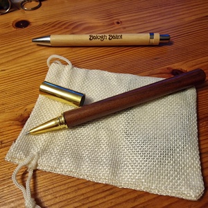 Rózsafa tollak gravírozva, Otthon & Életmód, Papír, írószer, Ceruza & Toll, Famegmunkálás, MESKA