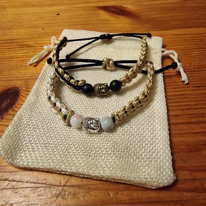 Buddha karkötő, Ékszer, Karkötő, Fonott karkötő, Ékszerkészítés, MESKA