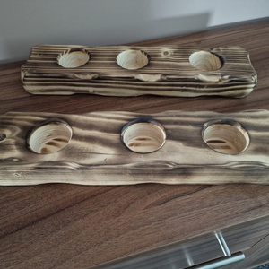 Fa gyertyatartó  - otthon & életmód - gyertya, illat, aroma - mécses és mécsestartó - Meska.hu