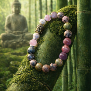 Buddha ásvány karkötő, Ékszer, Karkötő, Ásványkarkötő, Ékszerkészítés, MESKA