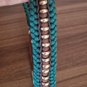 Paracord / bőr nyakörv - otthon & életmód - kisállatoknak - kutyáknak - kutya nyakörv - Meska.hu