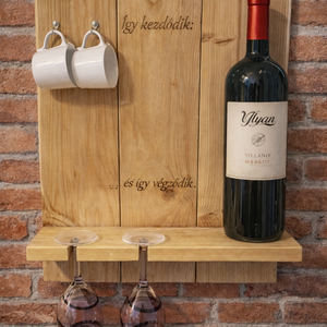Fali bortartó , Otthon & Életmód, Bútor, Polc, Famegmunkálás, MESKA
