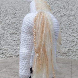 Szellő, a horgolt ló  - játék & sport - plüssállat & játékfigura - ló - Meska.hu