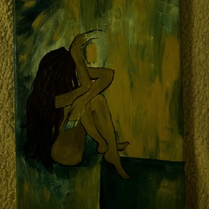 Without you - művészet - festmény - akril - Meska.hu