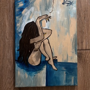 Without you, Művészet, Festmény, Akril, Festészet, Festett tárgyak, MESKA