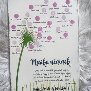 Pitypangos ballagási fatábla - otthon & életmód - dekoráció - kép & falikép - táblakép - Meska.hu