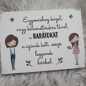 Festett fatábla - Barátnőnek - otthon & életmód - dekoráció - fali és függő dekoráció - falra akasztható dekor - Meska.hu