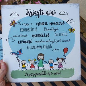 Óvodai ballagási fatábla - otthon & életmód - dekoráció - fali és függő dekoráció - falra akasztható dekor - Meska.hu