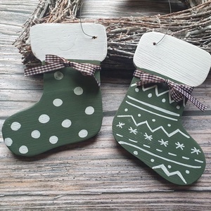 Névre szóló, festett karácsonyi facsizmák - otthon & életmód - dekoráció - fali és függő dekoráció - falra akasztható dekor - Meska.hu