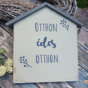 Kézzel festett fa házikók - otthon & életmód - dekoráció - fali és függő dekoráció - falra akasztható dekor - Meska.hu