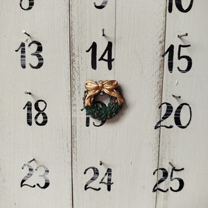 Adventi visszaszámláló fából  - otthon & életmód - dekoráció - fali és függő dekoráció - falra akasztható dekor - Meska.hu