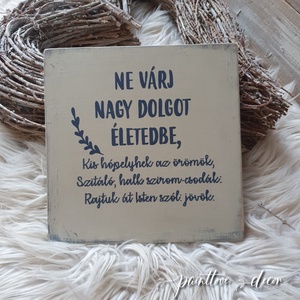 Karácsonyi fatábla, Otthon & Életmód, Dekoráció, Fali és függő dekoráció, Falra akasztható dekor, Festett tárgyak, Famegmunkálás, MESKA