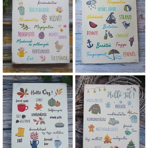 Helló tél! fatábla - otthon & életmód - dekoráció - fali és függő dekoráció - falra akasztható dekor - Meska.hu