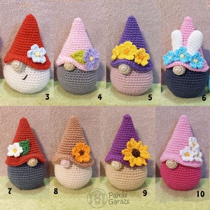 Horgolt tavaszi manó - otthon & életmód - dekoráció - dísztárgy - Meska.hu